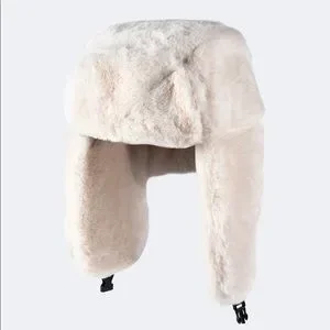 ?SOFTEST? Bunny Trapper Furry Hat 100% Real Rabbit Fur Winter Trapper Hat for Men Women  main image 2